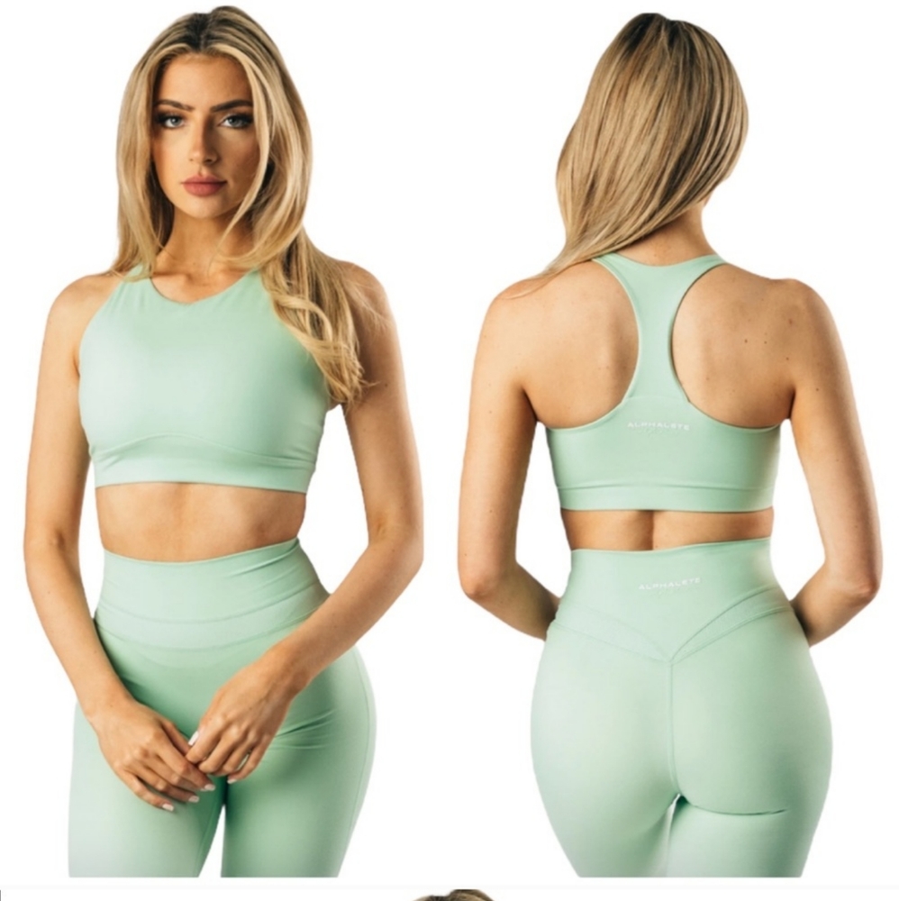 Alphalete Alphalux Harmony Leggings and Matching Sports Bra